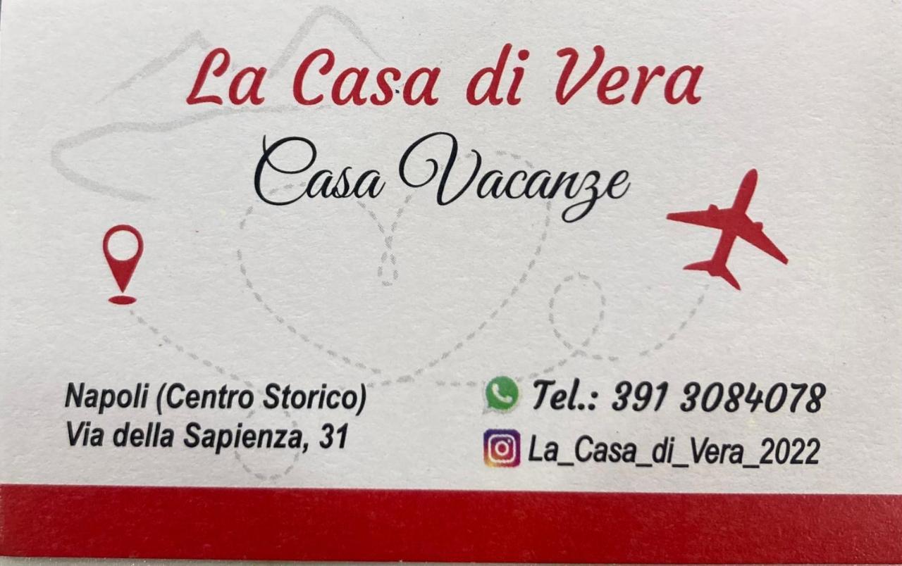 La Casa Di Vera Наполи Екстериор снимка